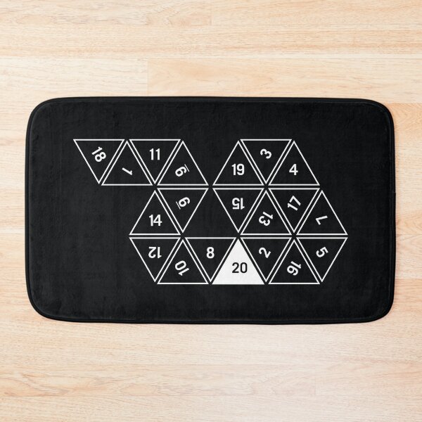 Item preview, Unrolled D20 #2 designed and sold by clarkstpress.