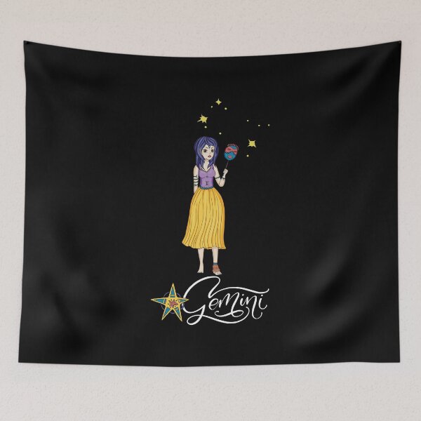 Item preview, Gemini Zodiac Nymph designed and sold by ColorfulMystic.