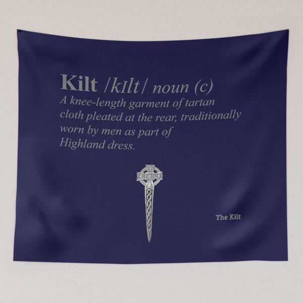 Item preview, short definition of a kilt designed and sold by Murph's Images.