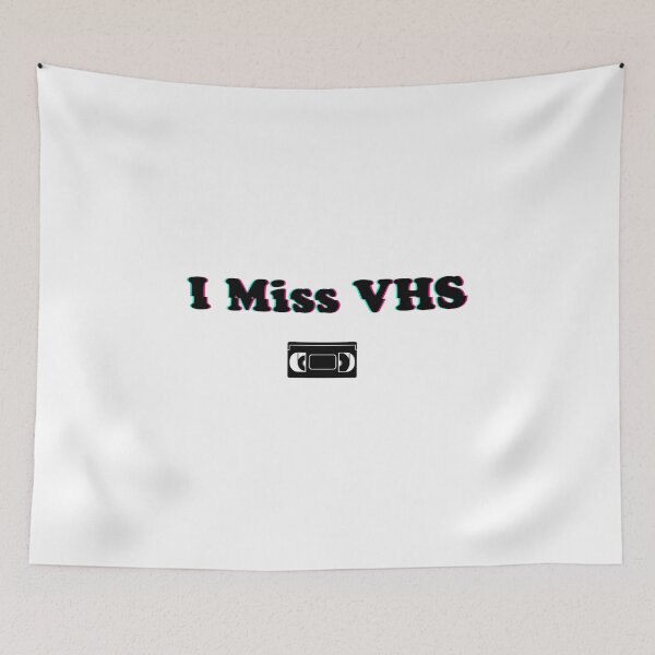 Item preview, I Miss VHS designed and sold by DoodleDashCollective.