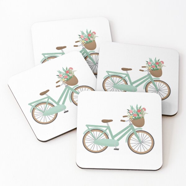 Item preview, floral bicycle designed and sold by Nusko-design.