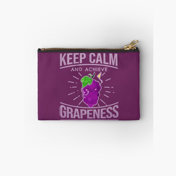 Item preview, Keep Calm and Achieve Grapeness - Punny Garden designed and sold by PunnyGarden.