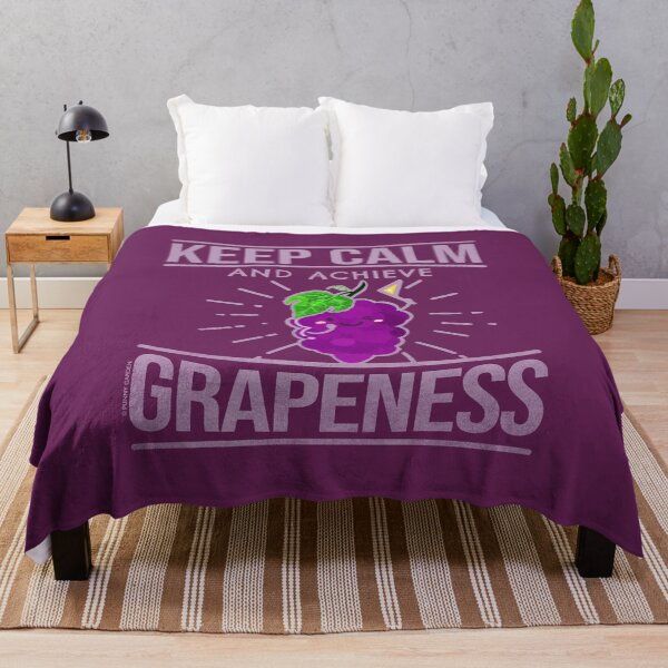 Item preview, Keep Calm and Achieve Grapeness - Punny Garden designed and sold by PunnyGarden.