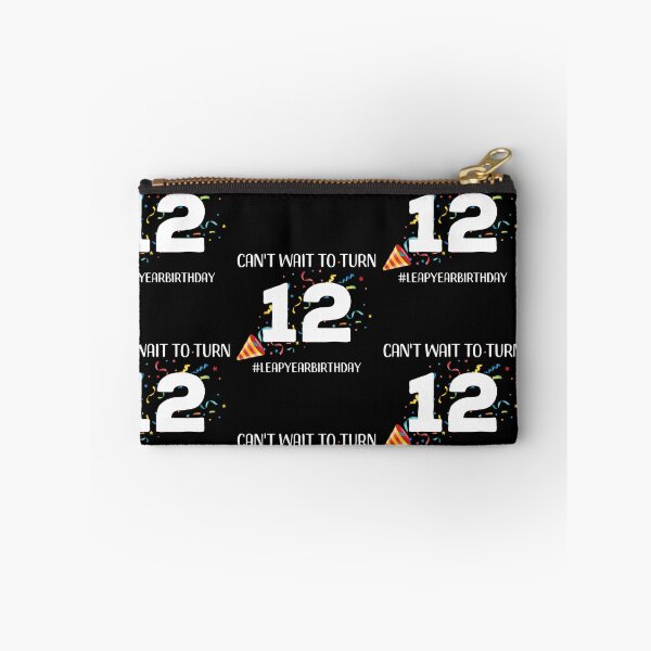 Item preview, Funny Leap Year 48th Birthday Leapling Can't Wait to Turn 12 design designed and sold by doodabobs.