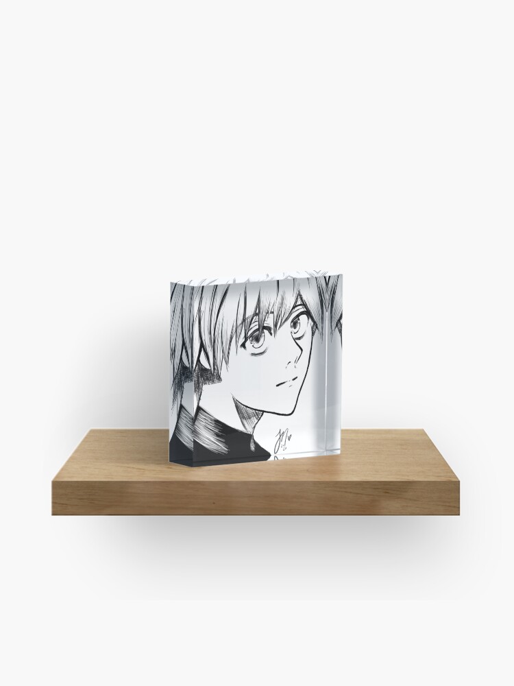 Tokyo Ghoul Kaneki Ken Manga Drawing Anime Acrylic Block By Jinnotsuma Redbubble