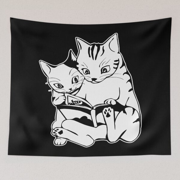 Item preview, Reading cats designed and sold by emphatic.