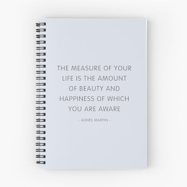 Item preview, The Measure Of Your Life Agnes Martin Quote designed and sold by thetshirtworks.