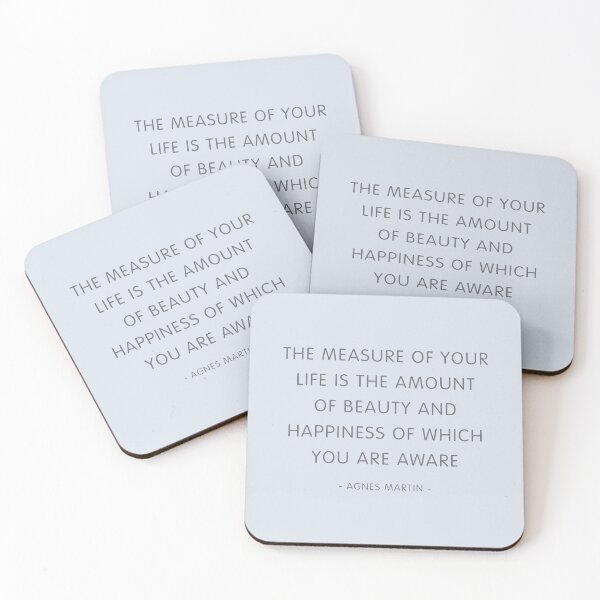 Item preview, The Measure Of Your Life Agnes Martin Quote designed and sold by thetshirtworks.