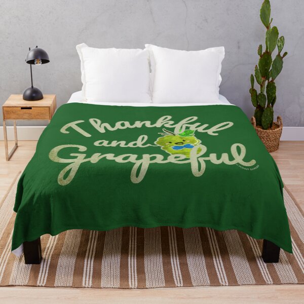 Item preview, Thankful and Grapeful - Punny Garden designed and sold by PunnyGarden.