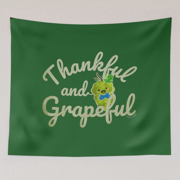Item preview, Thankful and Grapeful - Punny Garden designed and sold by PunnyGarden.