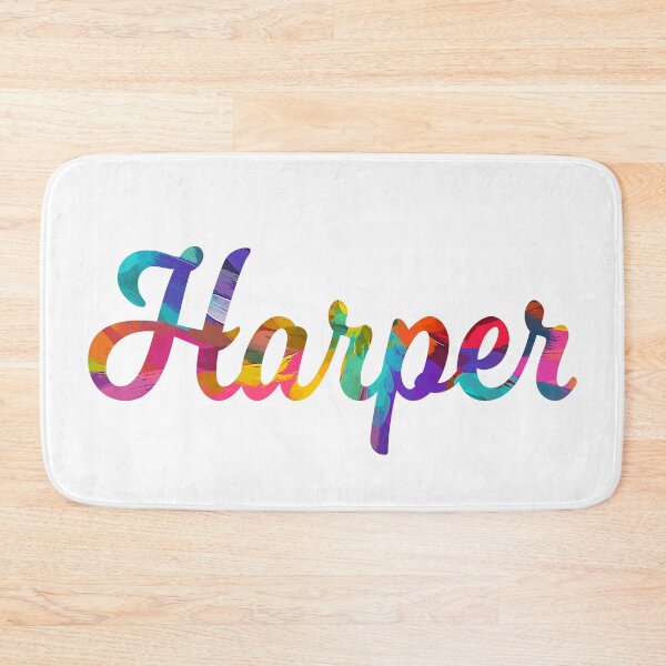 Item preview, Harper abstract painting girl's name designed and sold by ComicKitsch.