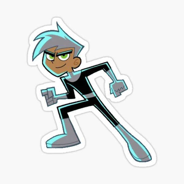 danny phantom Glossy Sticker