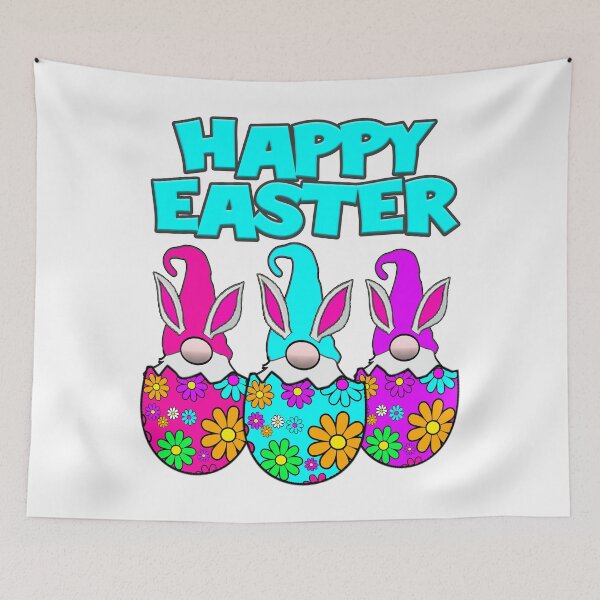 Item preview, Happy Easter Egg Gnomes Spring Bunny Ears Rabbit Cute designed and sold by funnytshirtemp.