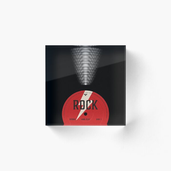VINYL MUSIC / Rock Acrylic Block