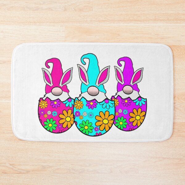 Item preview, 3 Easter Egg Gnomes Pastel Spring Bunny Ears Rabbit Cute designed and sold by funnytshirtemp.