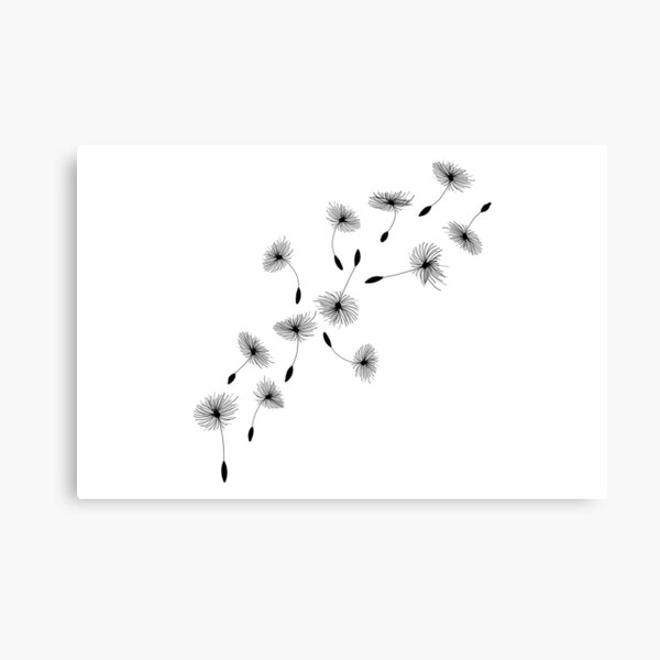 Black And White Dandelion Sketch Notebook by Magictrees & Bumblebees