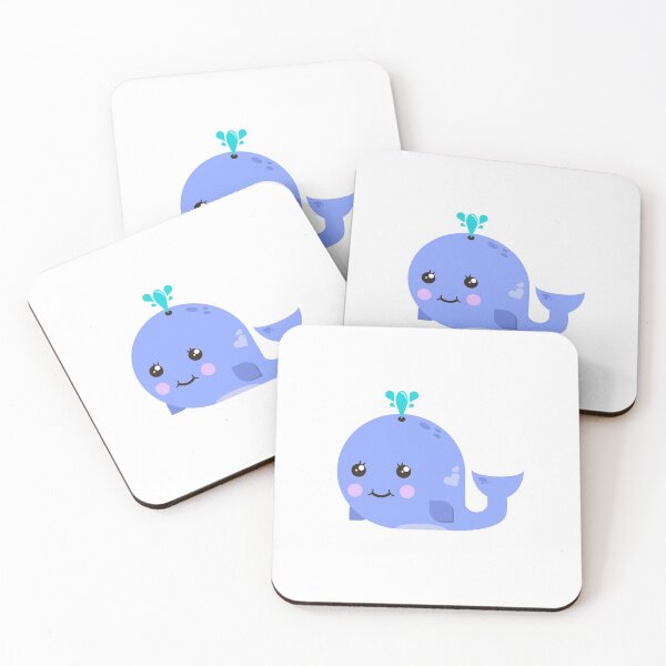 Item preview, Cute Lilac Whale Design designed and sold by StuffNStickers.