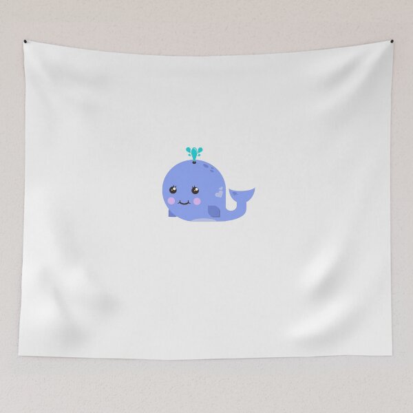 Item preview, Cute Lilac Whale Design designed and sold by StuffNStickers.