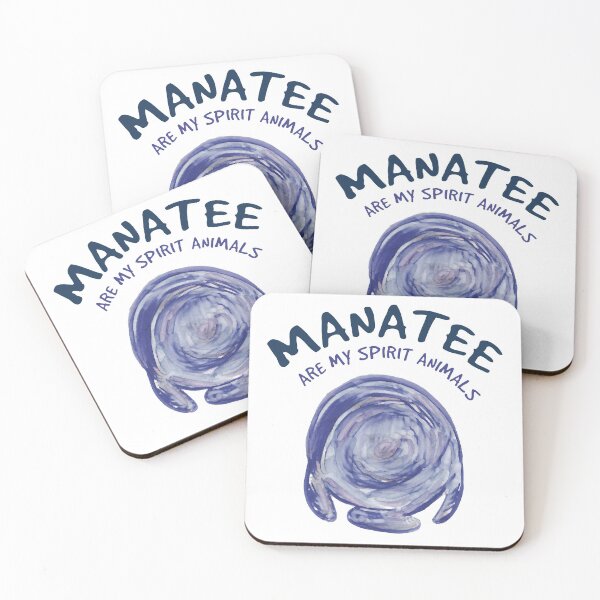 Item preview, Manatee spirit animal - I love Manatee - Manatee love - Sea cows - save the manatee designed and sold by smooshfaceutd.