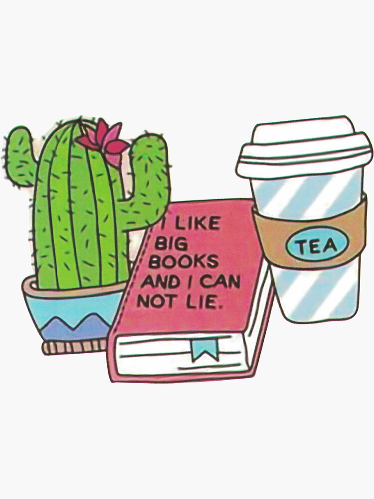 I Like Big Books Decal