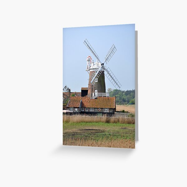 Cley Windmill from the east Greeting Card
