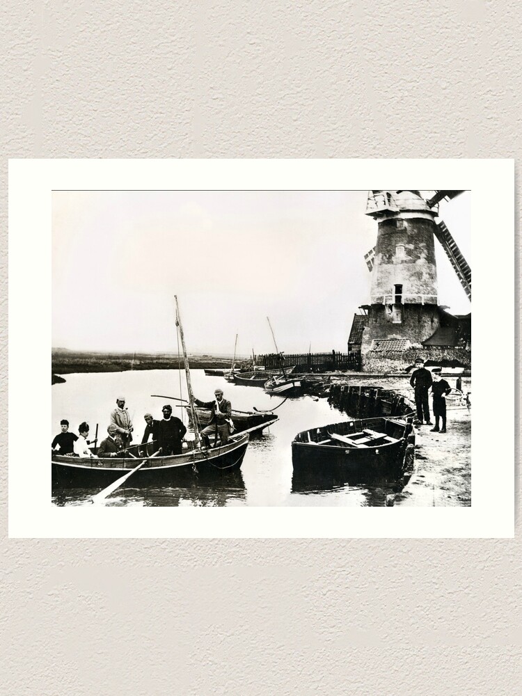 Alternate view of Cley windmill - the shooting party 1888 Art Print