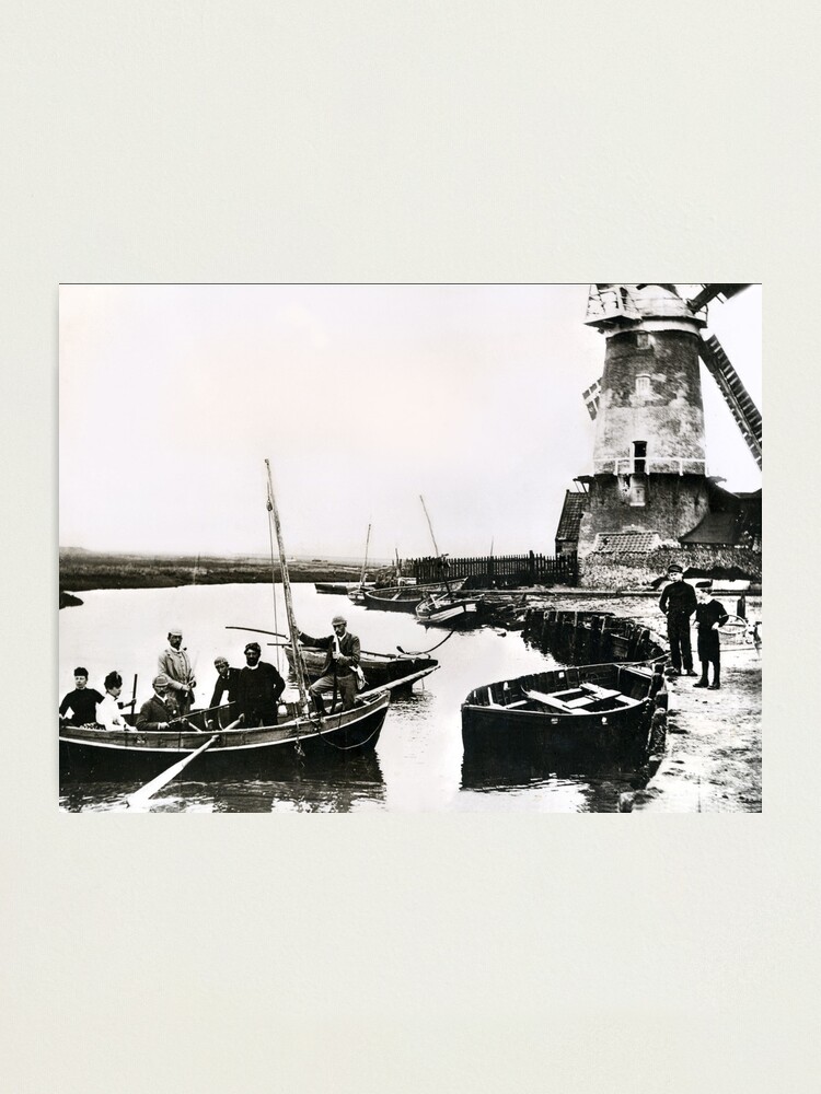 Alternate view of Cley windmill - the shooting party 1888 Photographic Print