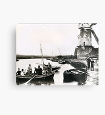 Cley windmill - the shooting party 1888 Metal Print