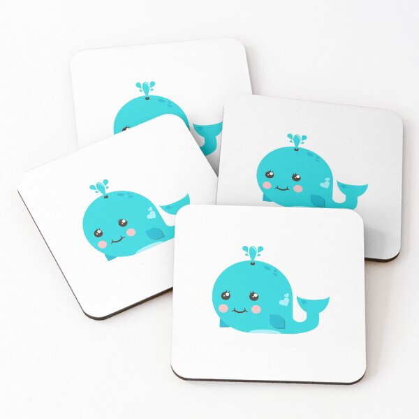 Item preview, Cute Blue Whale Design designed and sold by StuffNStickers.