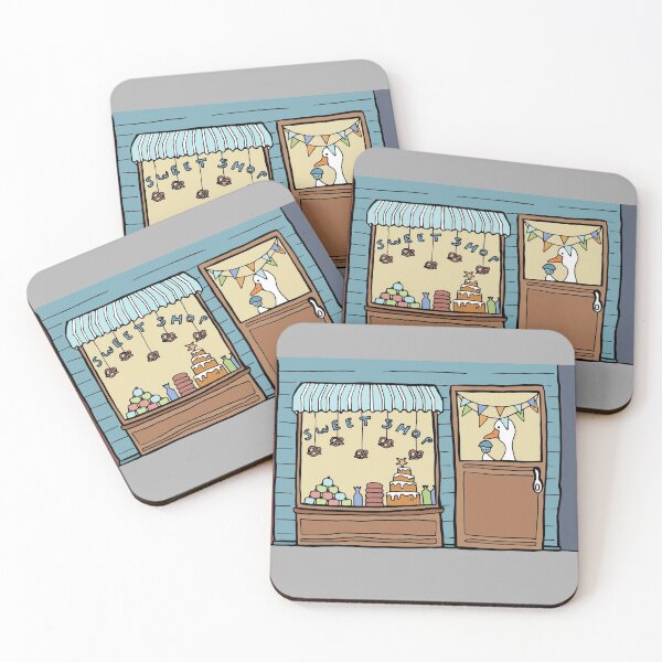 Item preview, Sweet Shop with Duck in the Window designed and sold by Otter-Grotto.