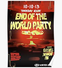 End of The World Party Poster