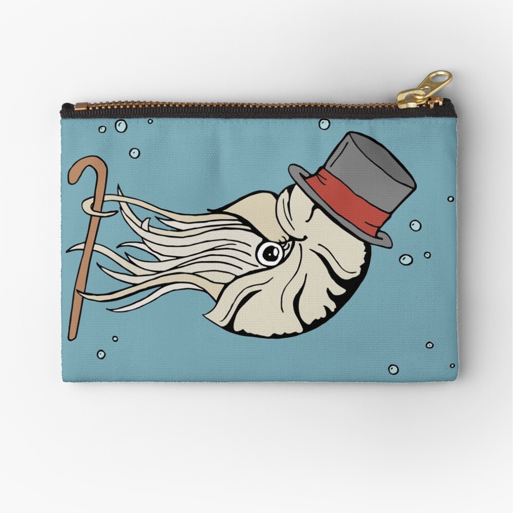 Ammonite Song and Dance Man Zipper Pouch