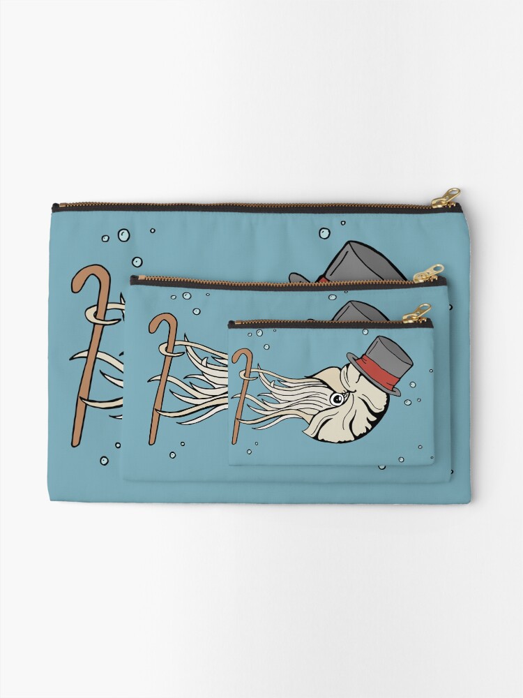 Alternate view of Ammonite Song and Dance Man Zipper Pouch