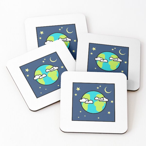 Item preview, Cool Earth Design Logo designed and sold by StuffNStickers.