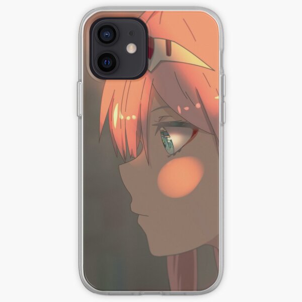 Zero Two Horns Iphone Cases Covers Redbubble - roblox zero two horns