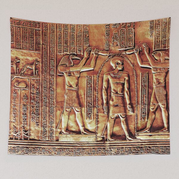 Item preview, Egyptian Hieroglyph Anubis Horus designed and sold by GuyBlank.