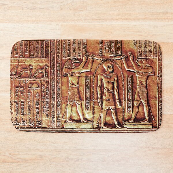 Item preview, Egyptian Hieroglyph Anubis Horus designed and sold by GuyBlank.