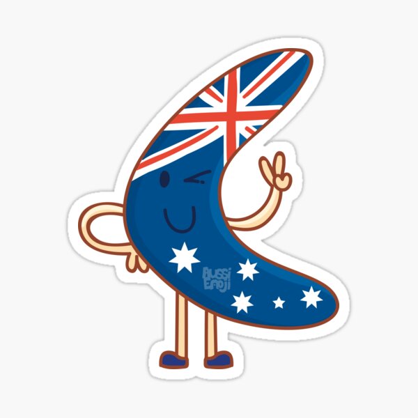 Aussie Boomerang Sticker