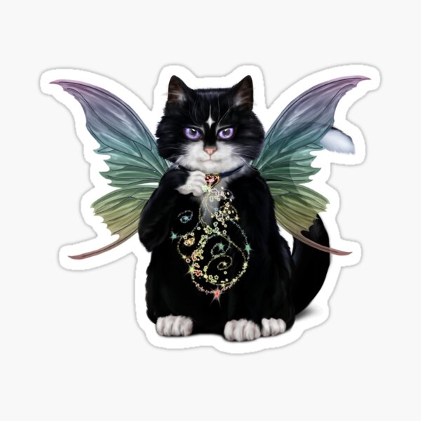 Pem the Fairy Cat Sticker