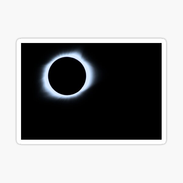Sensational White House Tennessee Solar Eclipse 2017 08.21.17 Sticker Portrait 