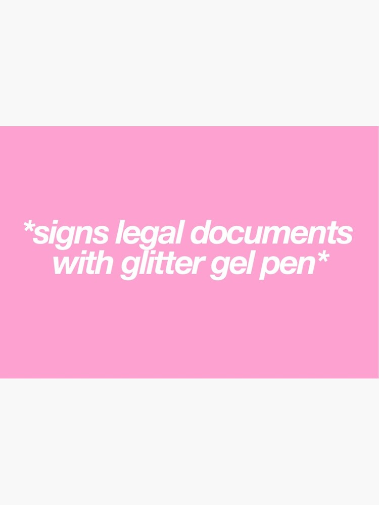 Mean Girls Glitter Pen Set