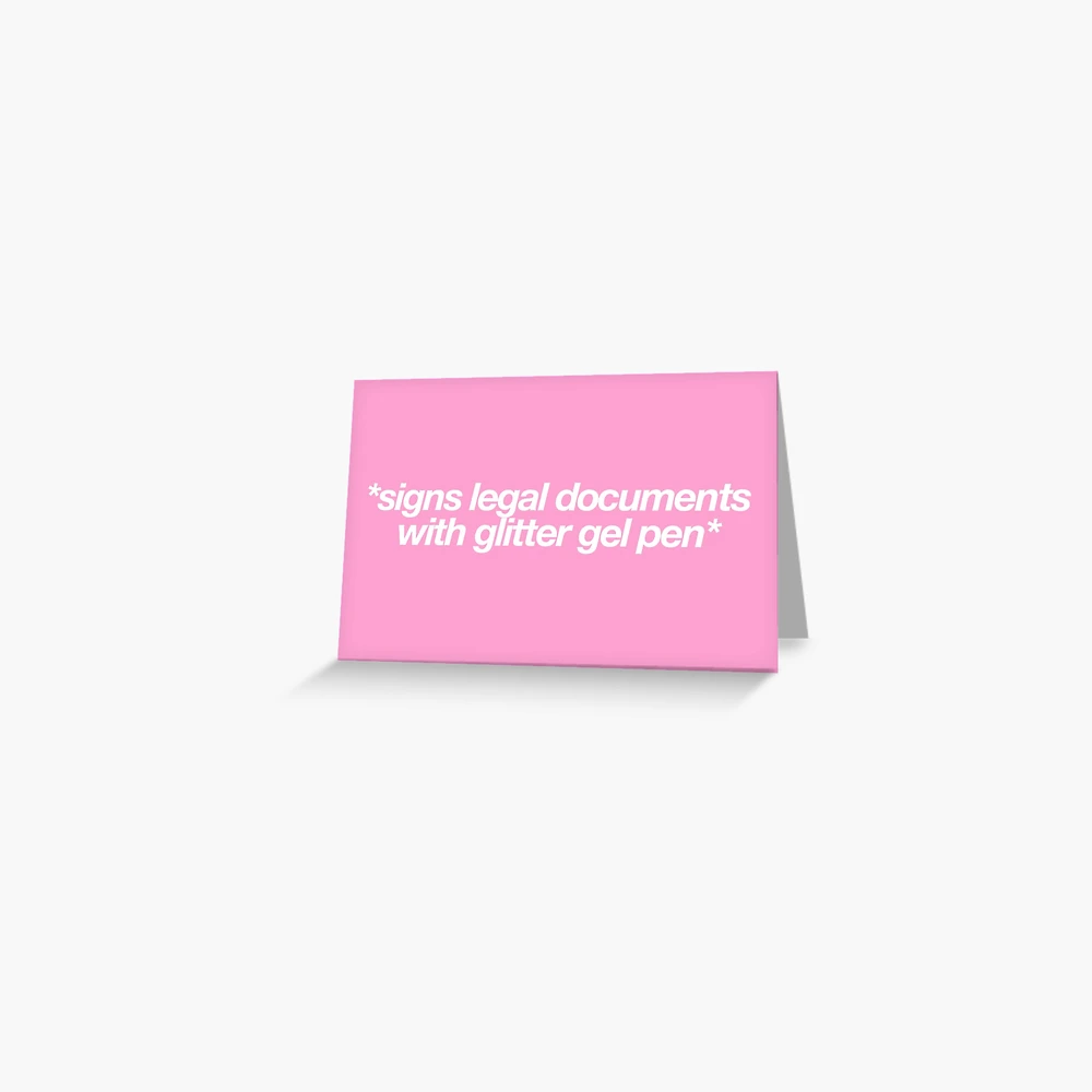 Mean Girls Glitter Pen Set