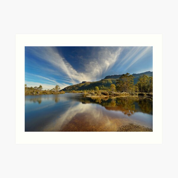 Narcissus River, Tasmania Art Print