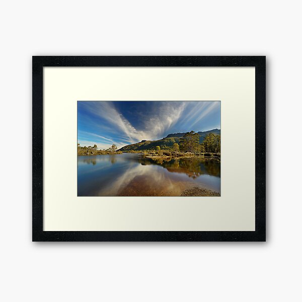 Narcissus River, Tasmania Framed Art Print