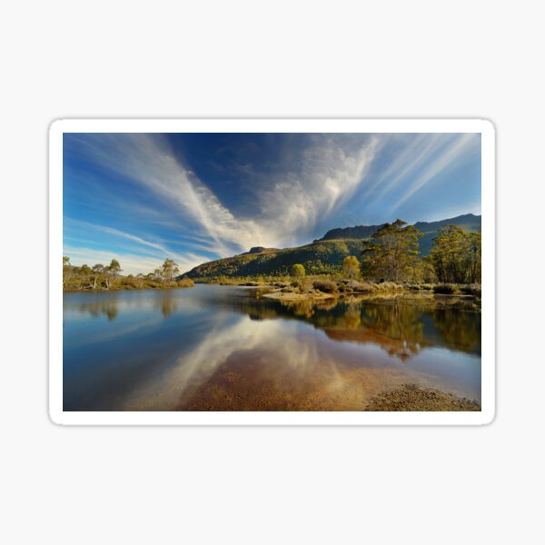 Narcissus River, Tasmania Sticker