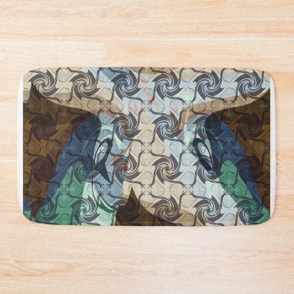 Item preview, Beautiful unique flower twirl shaped abstract seamless pattern designed and sold by hutofdesigns.