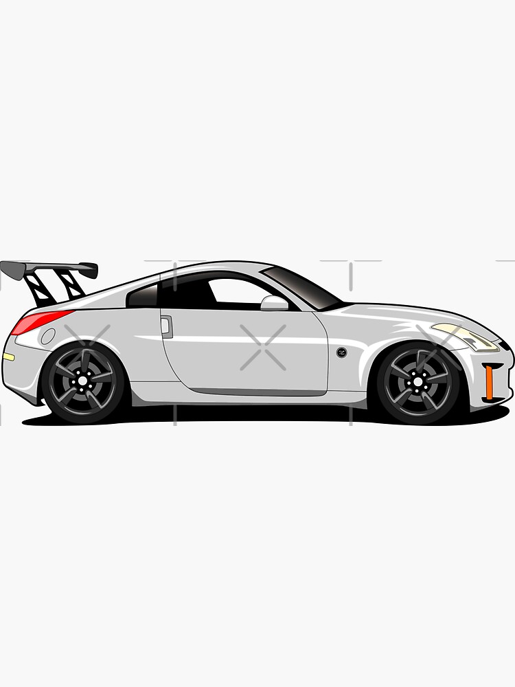 Nissan 350z рисунок