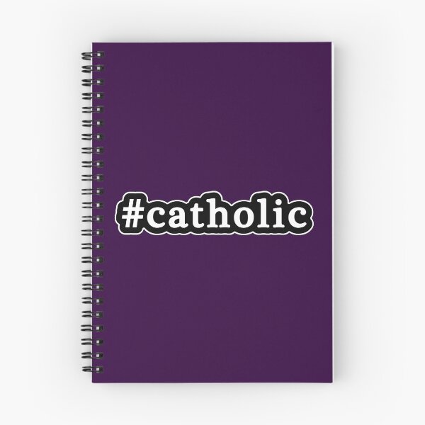 Item preview, Catholic - Hashtag - Black & White designed and sold by Graphix.
