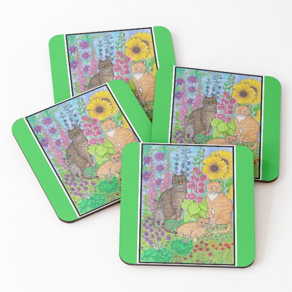 Item preview, Cats in the Garden designed and sold by PaniaBrown.