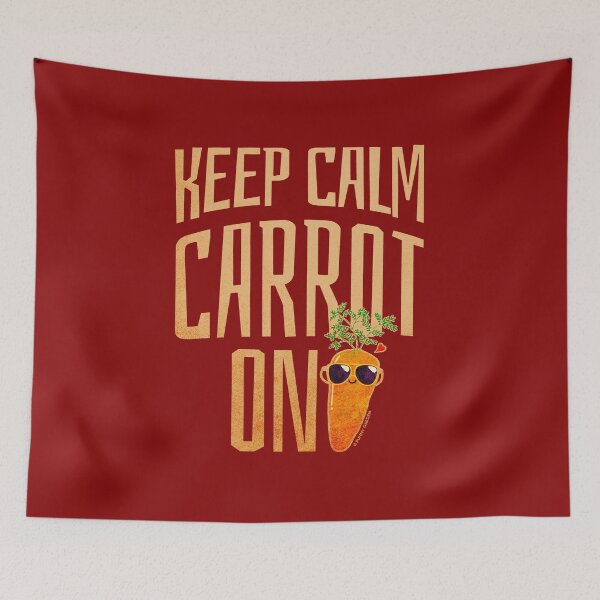 Item preview, Keep Calm Carrot On - Punny Garden designed and sold by PunnyGarden.